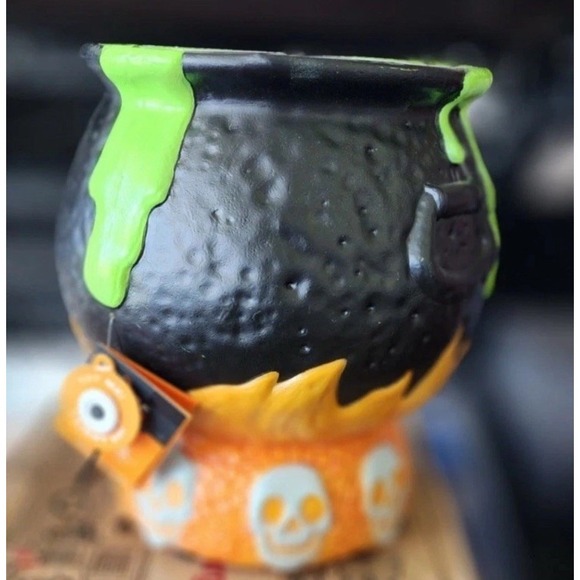 Halloween 10" Light and Sound Cauldron Candy Bowl Hyde and EEK *New* - Picture 3 of 3